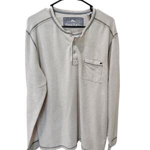 Men's Tommy Bahama Long Sleeve Thermal Henley, Size Large